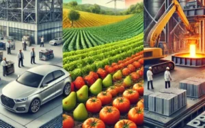 Los sectores más afectados si Trump pone aranceles a México. (Imagen creada con IA)