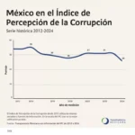 Caida de México en el Índice de Corrupción 2024.