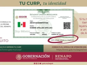 La nueva CURP certificada con tu acta de nacimiento.