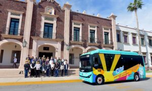El H-Bus es el primer transporte eléctrico grauito para universitarios.