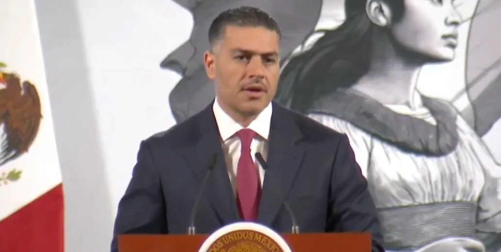 El secretario de Seguridad Omar García Harfuch.