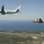 P-8 Poseidon de la Marina de Estados Unidos, equipado con un avanzado sistema de radar.