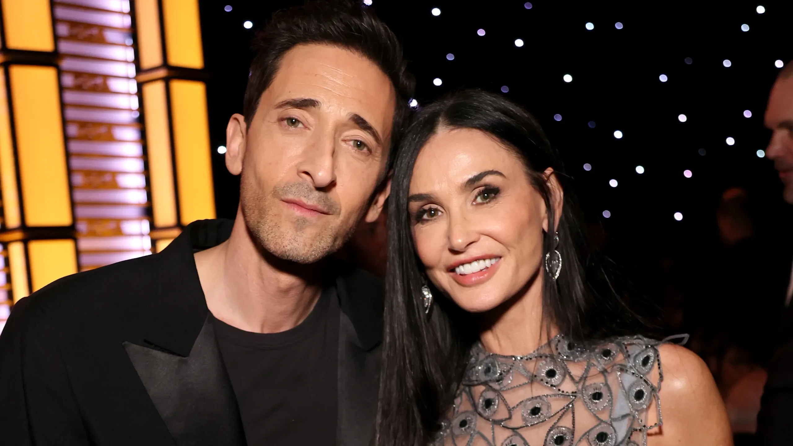 Andrew Broody y Demi Moore