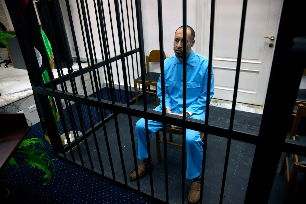 Saad Gadafi, tercer hijo del exdictador libio.