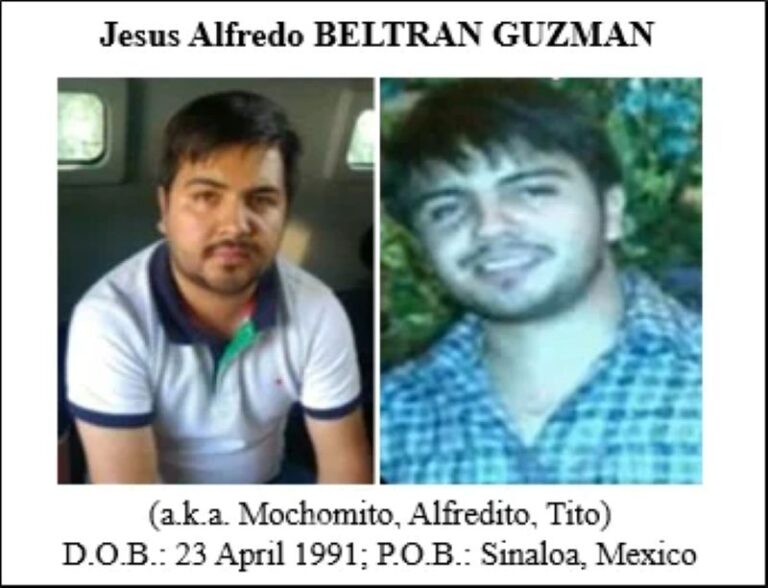 El Mochomito, hijo de Alfredo Beltrán Leyva y sobrino de El Chapo.