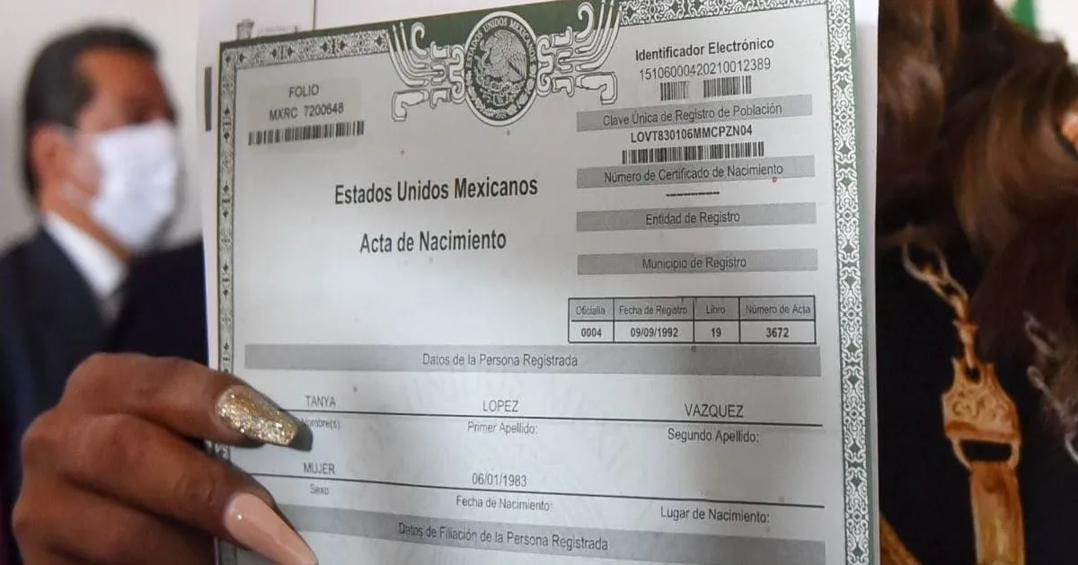 Cómo sacer tu acta de nacimiento en línea.