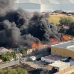 Explosión en fábrica de aerosoles en Tlaquepaque.