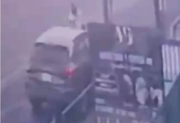 El momento exacto del ataque.