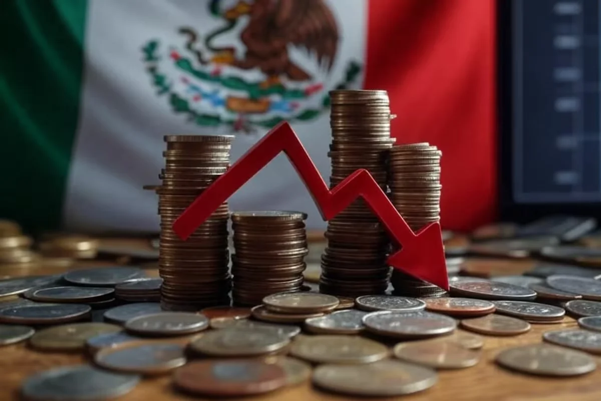 La economía de México se estanca.