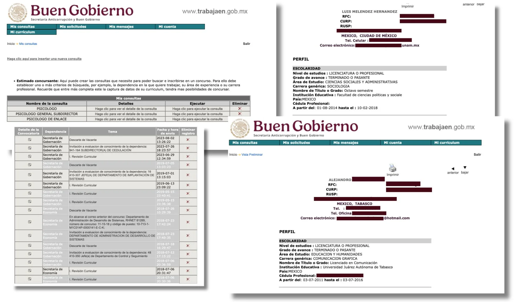 Hackero del portal el empleo.