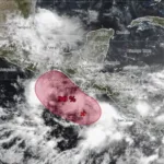 La tormenta tropical Erick avanza rápidamente para convertirse en huracán.
