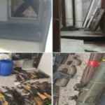 Al túnel se entraba por una caja fuerte.
