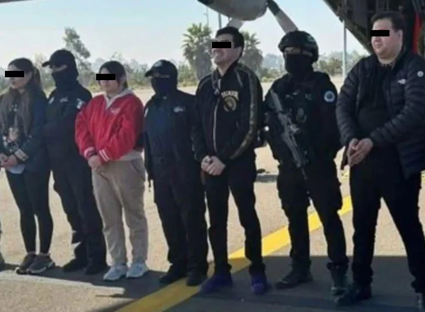El Flaquito tras ser detenido.
