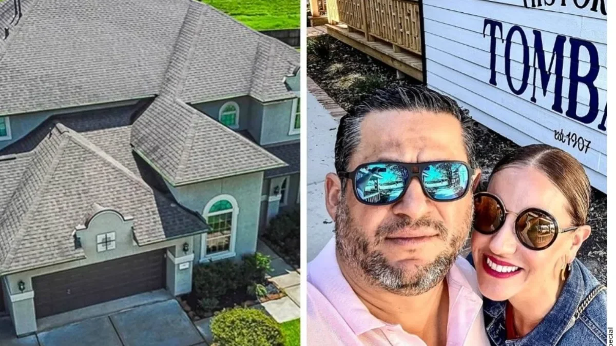 Diego Sinhue y su esposa.