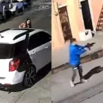 Toma del video donde se observa el feminicidio de Carla.