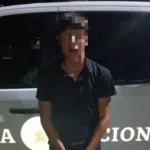 El menor detenido.
