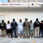 Integrantes de los Los Malportados detenidos en Acapulco.