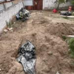 La fosa clandestina en Calera, Irsapuato, Guanajuato.