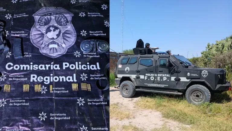 El aseguramiento policiaco en Jalisco.