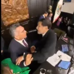 Empujones entre Alito Moreno y Fernández Noroña.