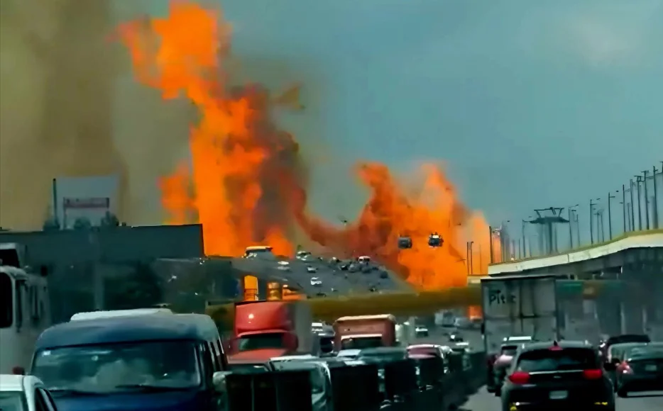 La explosión en Puente de la Concordia