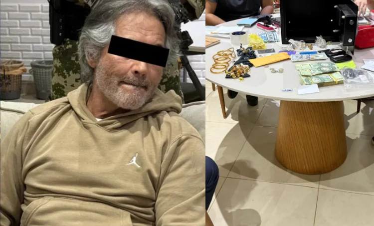 Hernán Requena,, capturado con vida de gran gangster.