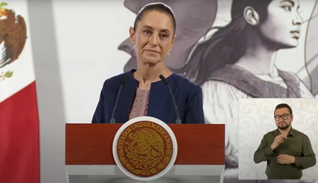 Visiblemente molesta Sheinbaum dijo: Ya no te voy a contestar.