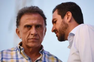 Miguel Ánel Yunes Linares y Miguel Ánel Yunes Márquez.