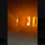 Un rancho quemado en La Higuerita, Culiacán.
