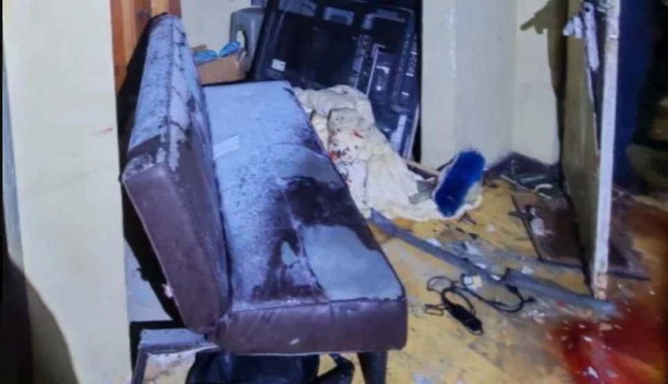 El sitio donde el feminicida perpetró su crimen.