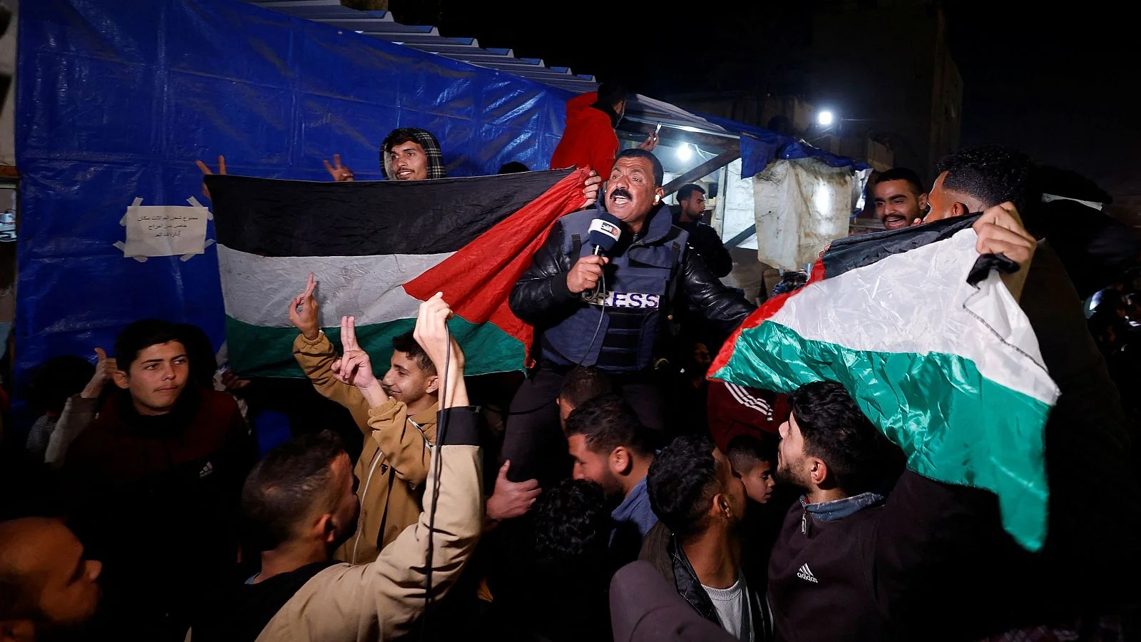 Pacto inicial de paz entre Israel y Hamas.