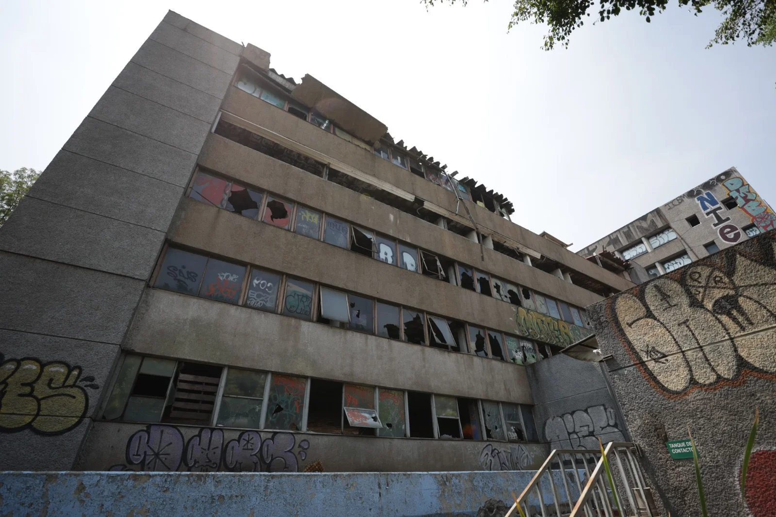 El Hospital Gonzalo Castañeda del ISSSTE.