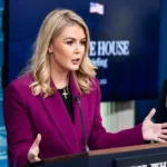 Karoline Leavitt, portavoz de la Casa Blanca.