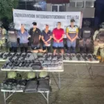 Los detenidos.