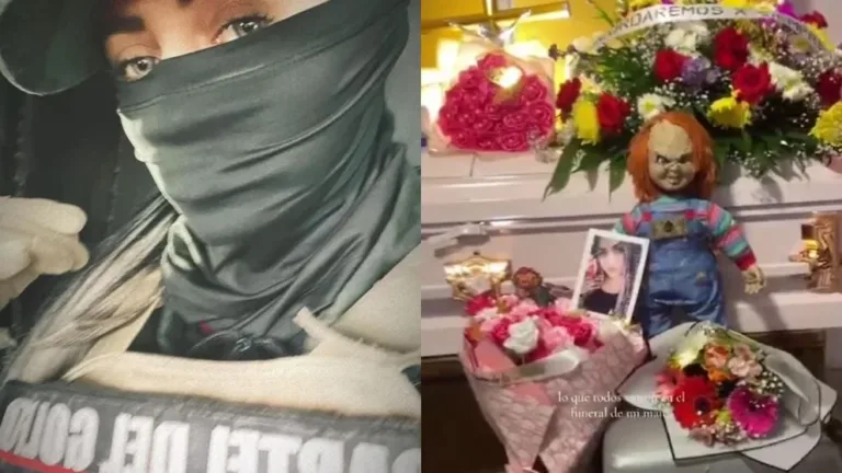 Muy particulares objetos en el sepelio de La Chucky.