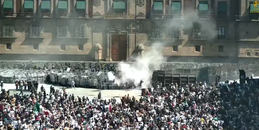 La marcha de la Generación Z.