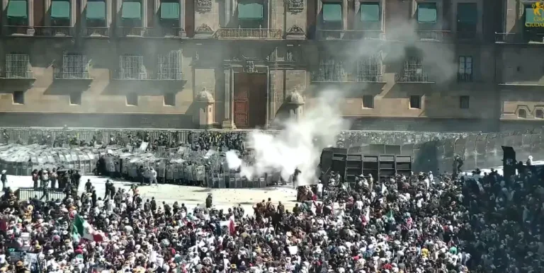 La marcha de la Generación Z.