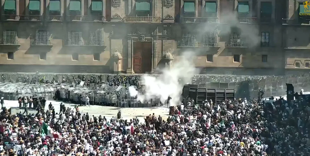 La marcha de la Generación Z.