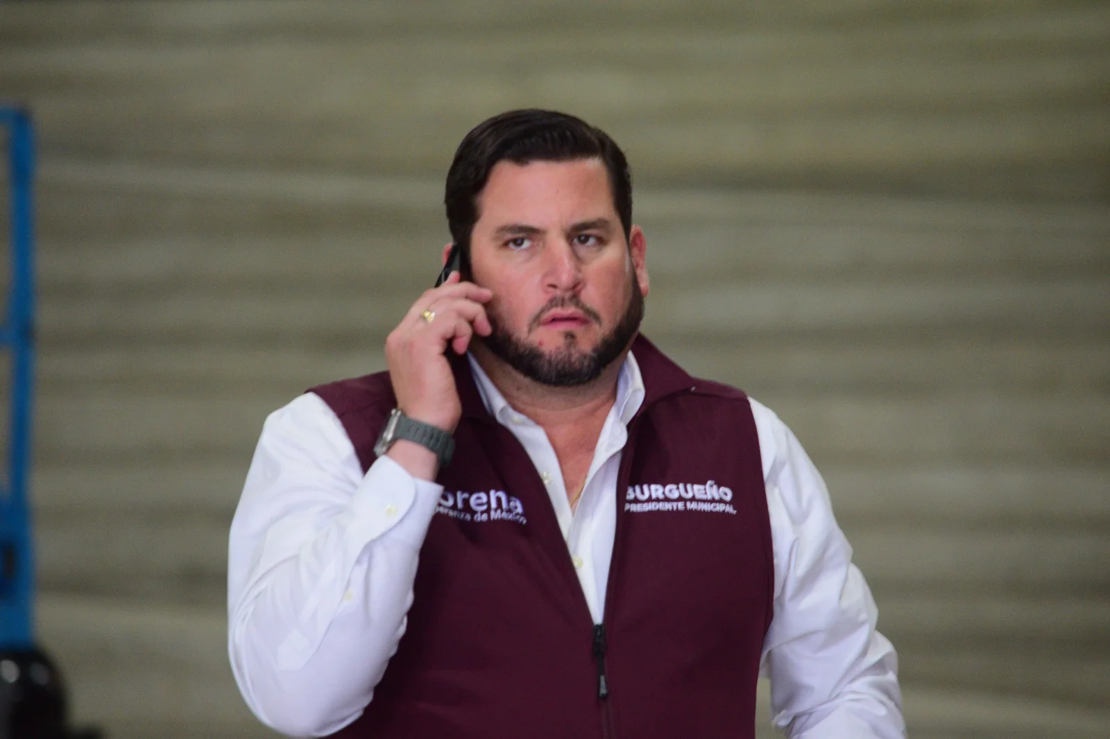 El alcalde de Tijuana, Ismael Burgueño Ruiz.