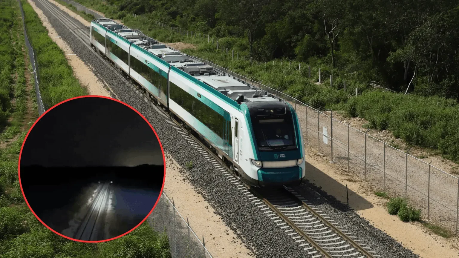 Tren Maya arrolló a un hombre.