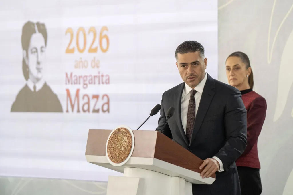 Omar García Harfuch y Claudia Sheinbaum.