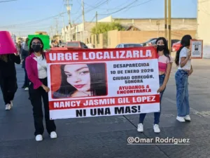 Justicia para Nancy Jazmín, exigen en Cajeme.