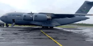 El avión Hércules C-130 de la discordia.