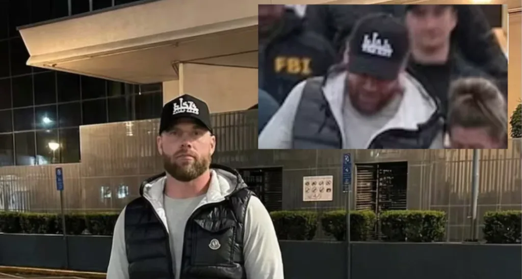 La foto fake: es la antigua embajada de EU y las letras en la cachucha no coinciden. Son creadas con IA.