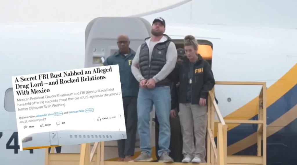 FBI confirma a WSJ que sus agentes participaron en detención de Ryan Wedding.