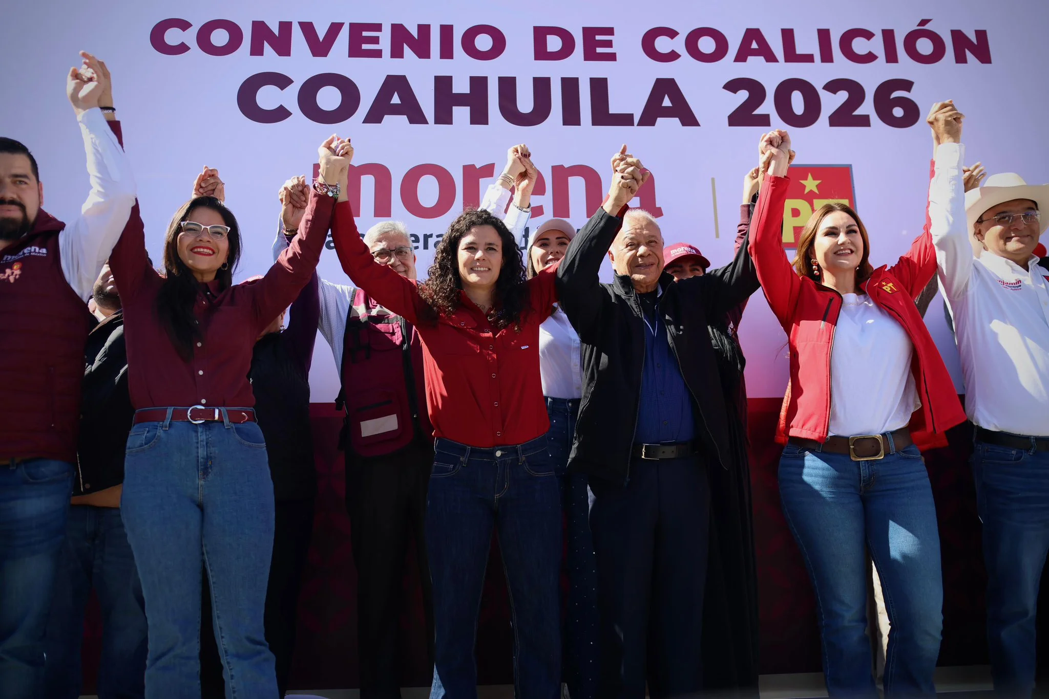 Morna y PT hacen coalición por Coahuila sin el PVEM.