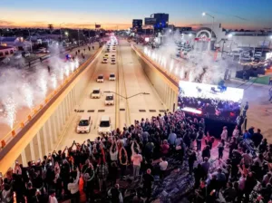 Paso a desnivel sustentable en Hermosillo.