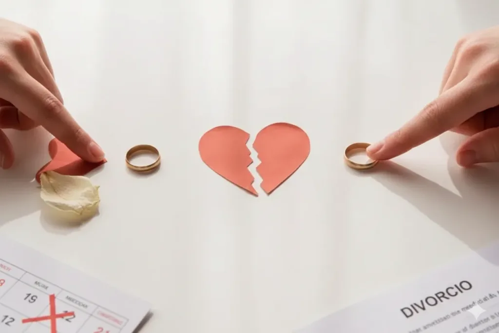 Suben los divorcios y bajan las bodas, según el INEGI.