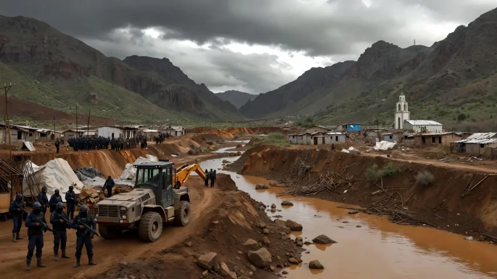 El narco se vuelve minero. (Imagen creada con Grok)