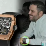 El reloj Richard Mille de edición limitada, una joya de ingeniería relojera cuyo valor en subastas alcanza los 11 millones de pesos.